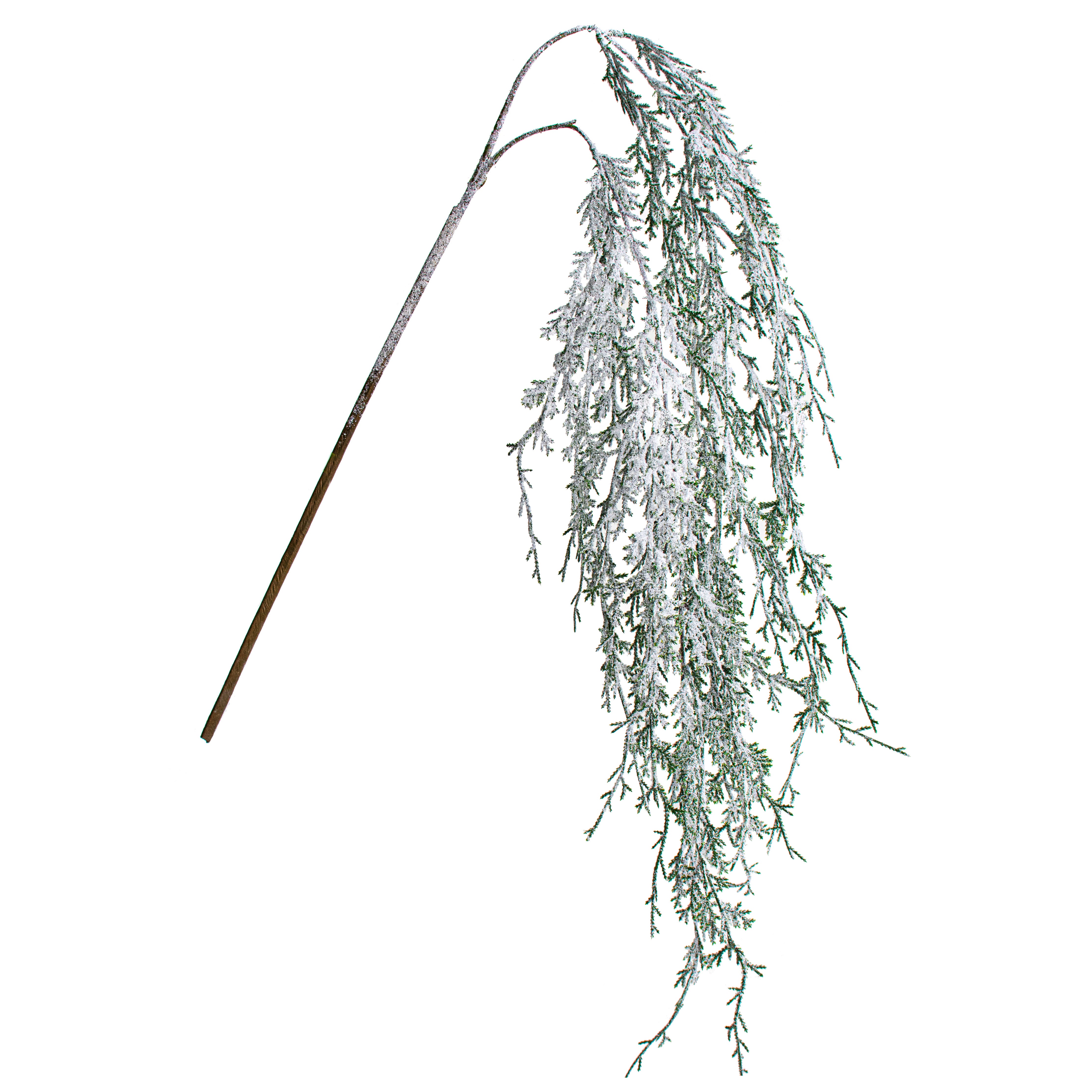 44" Hanging Cedar Snow Spray Item Number: 85343SNOW