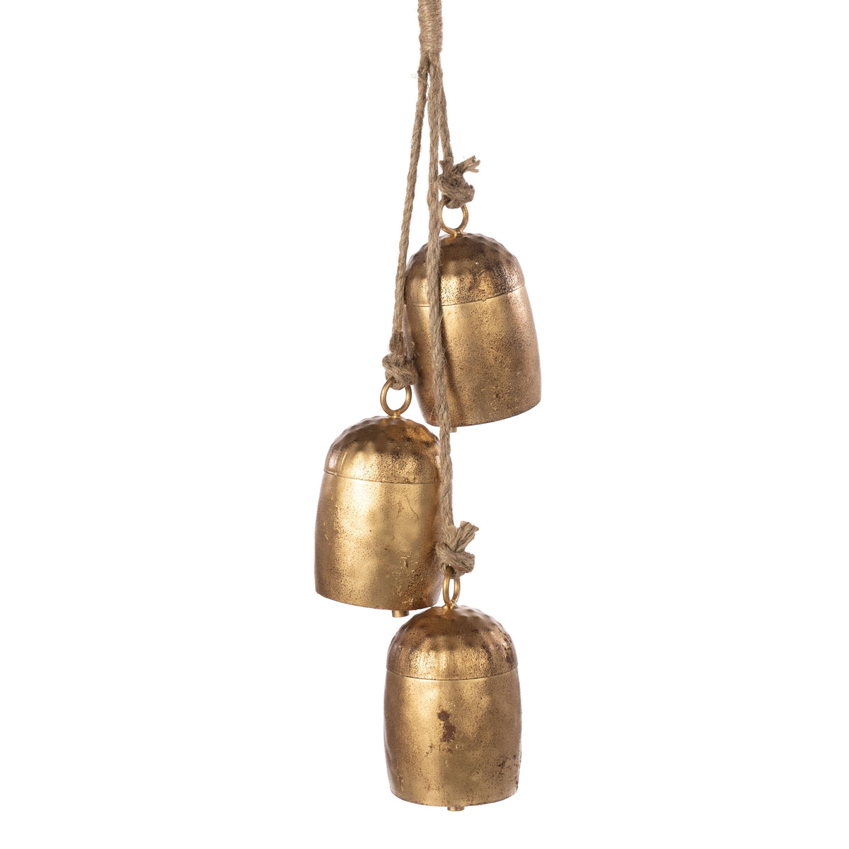 Hanging Oval Cow Bell Ornament Cluster: Vintage Gold Item Number: 571086