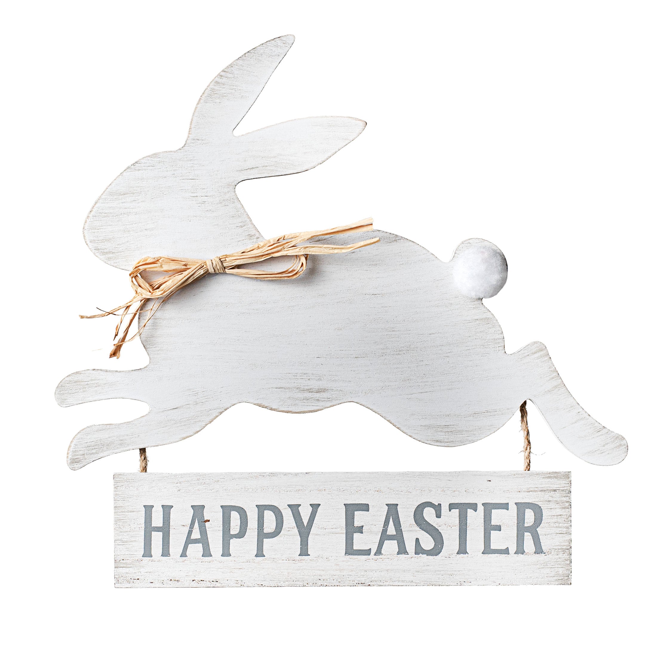 11.5" Happy Easter Bunny Wall Hanging Item Number: 9743580