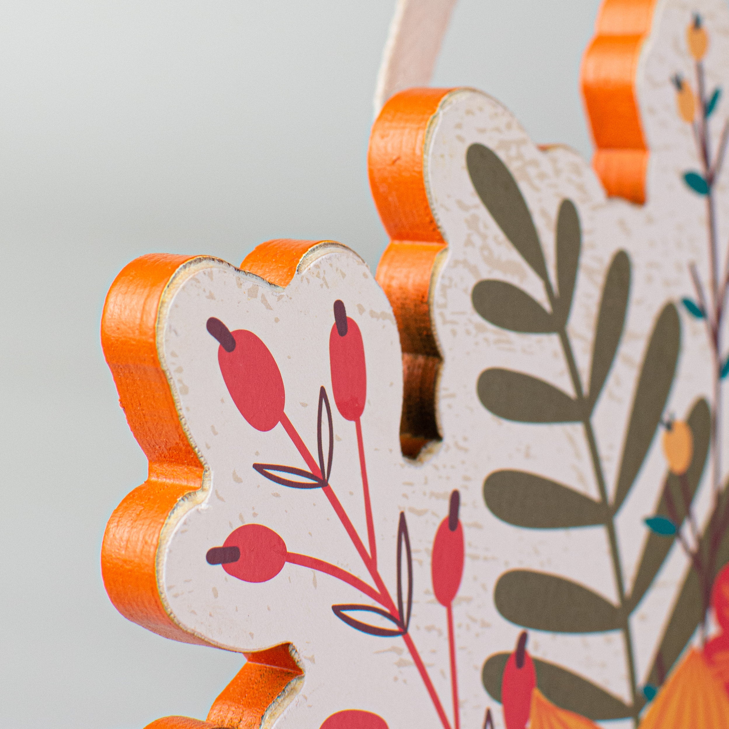 10" Happy Fall Y'all Hanging Sign detail photo 3