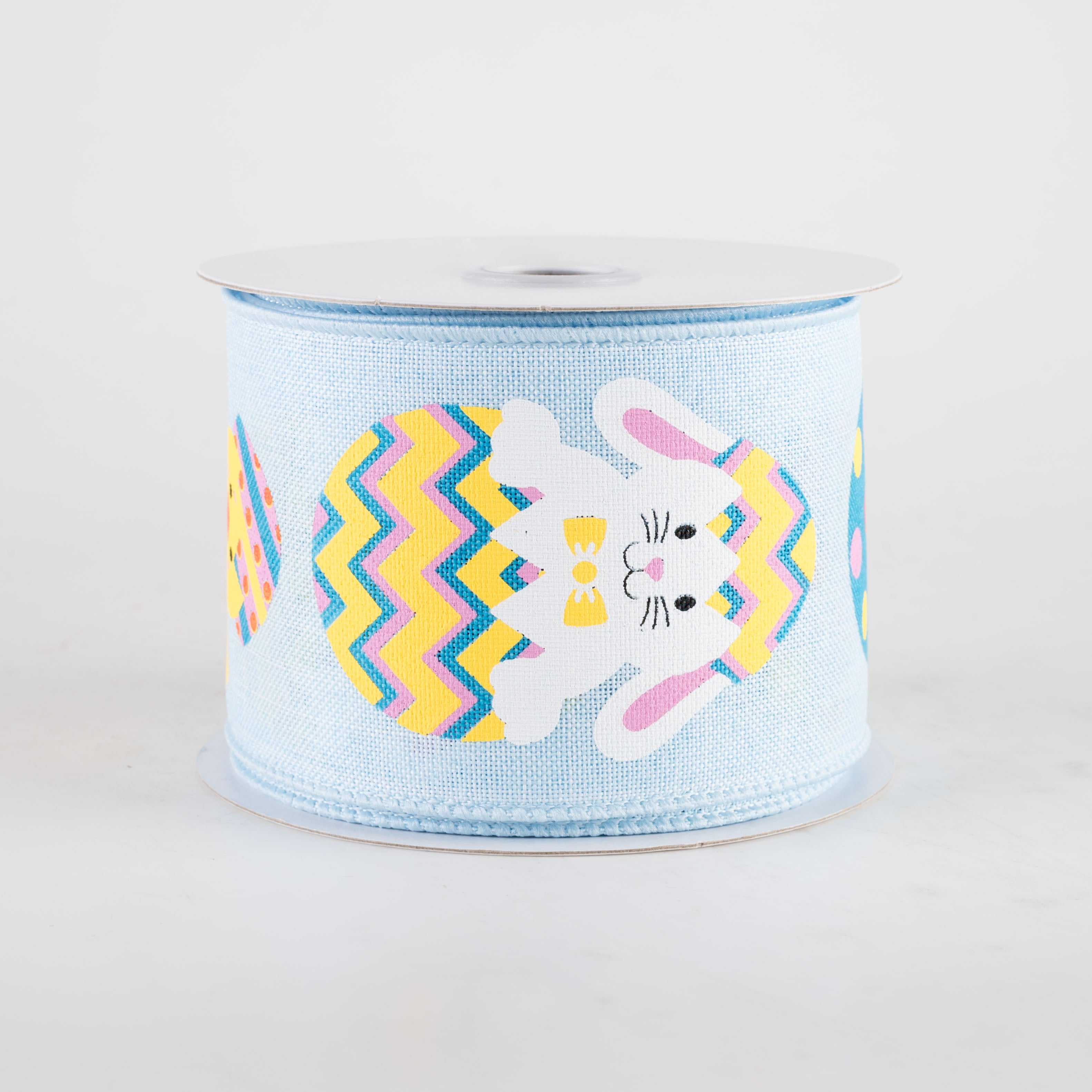 2.5" Hatching Easter Animals Ribbon: Pale Blue (10 Yards) Item Number: RGF156414