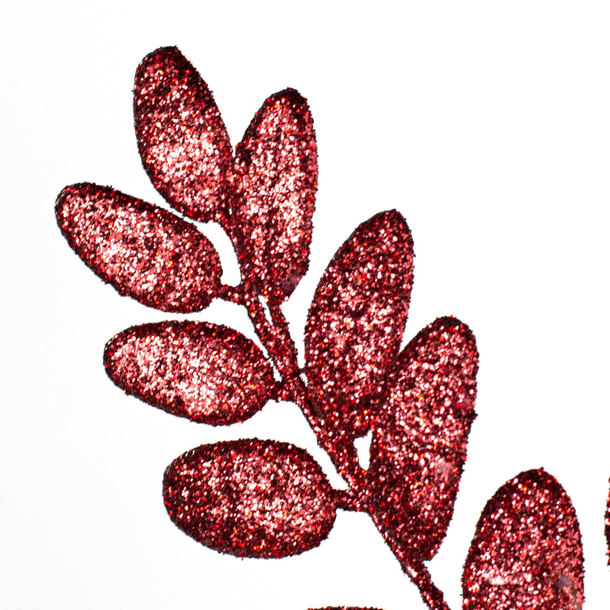 22" Honey Locust Leaf Glitter Spray: Merlot Burgundy Lifestyle Photo