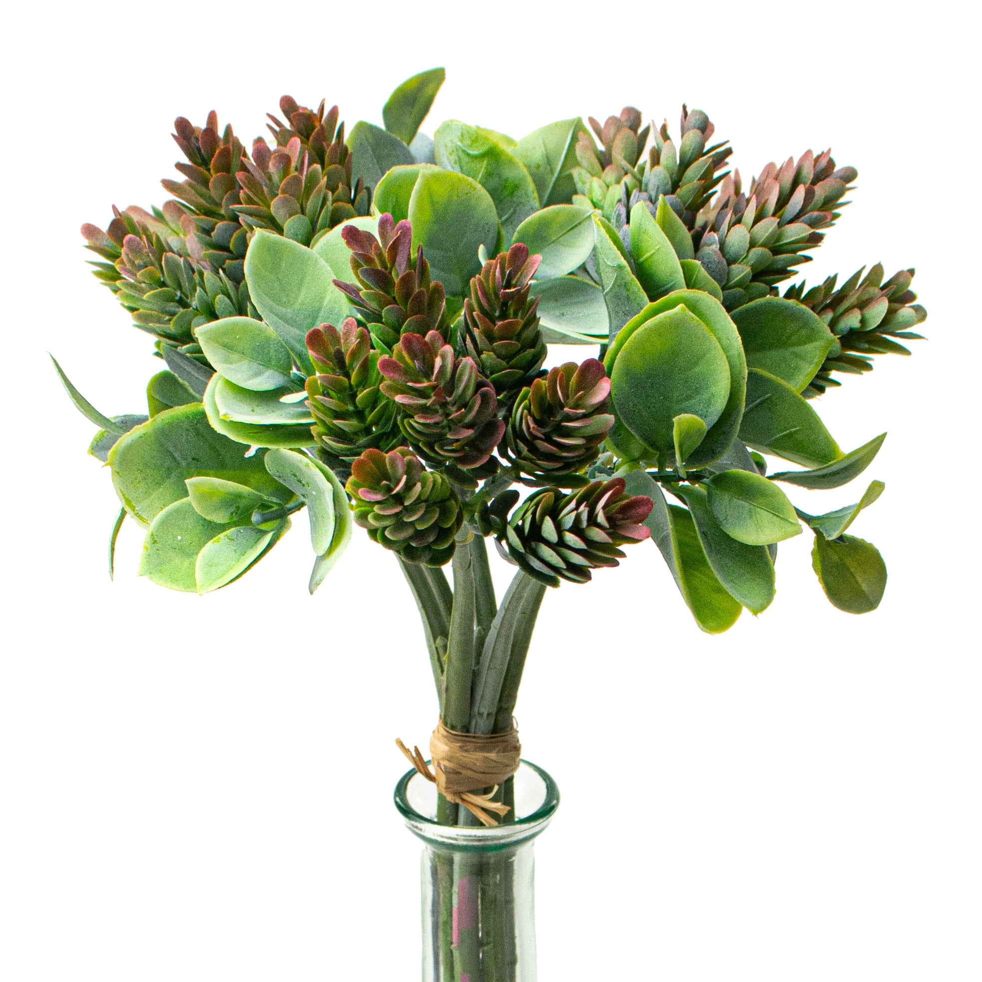 11" Hops With Eucalyptus Leaves Bundle: Burgundy Item Number: 2150093BU