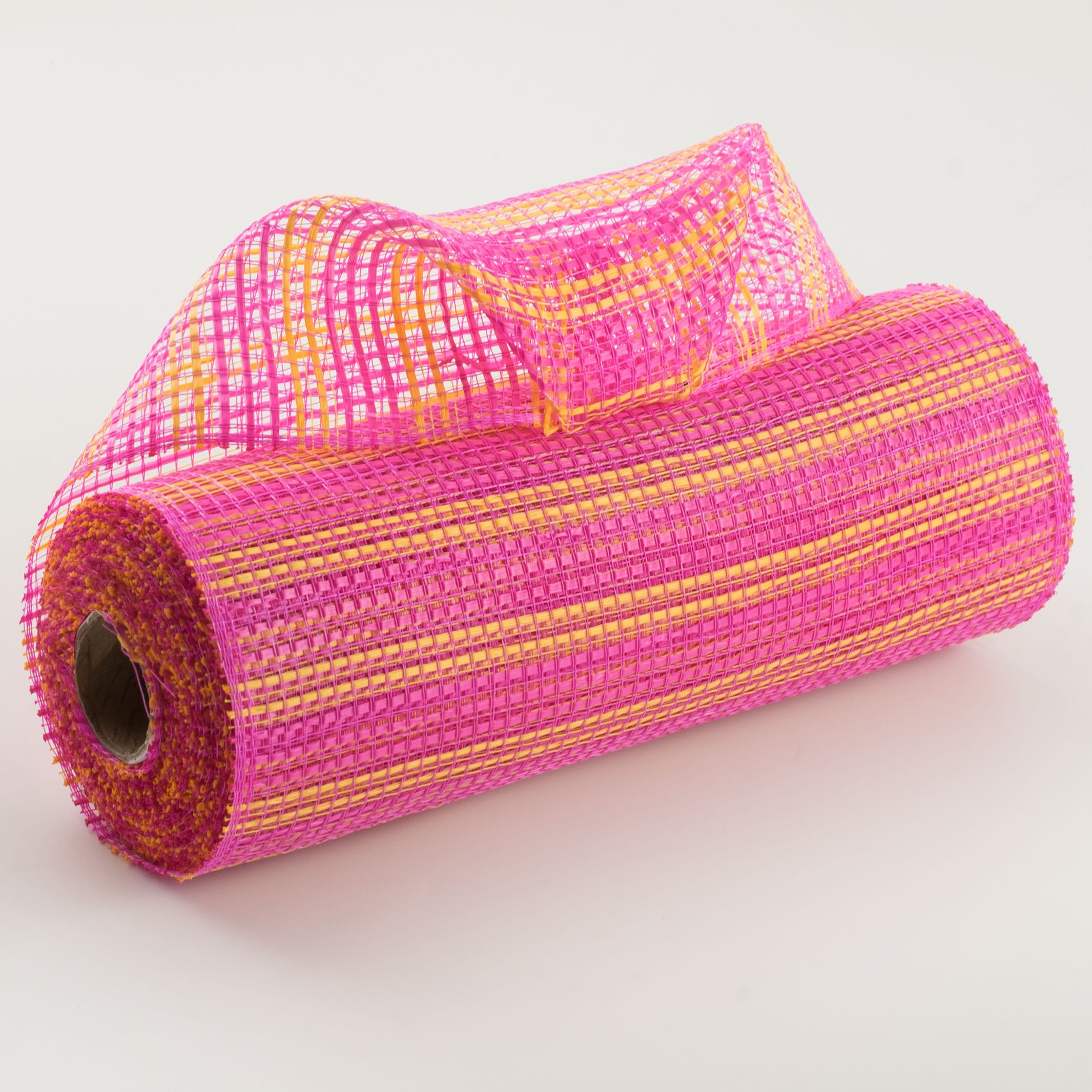 10" Horizontal Wide Strip Mesh: Hot Pink & Yellow Item Number: RE8902WM
