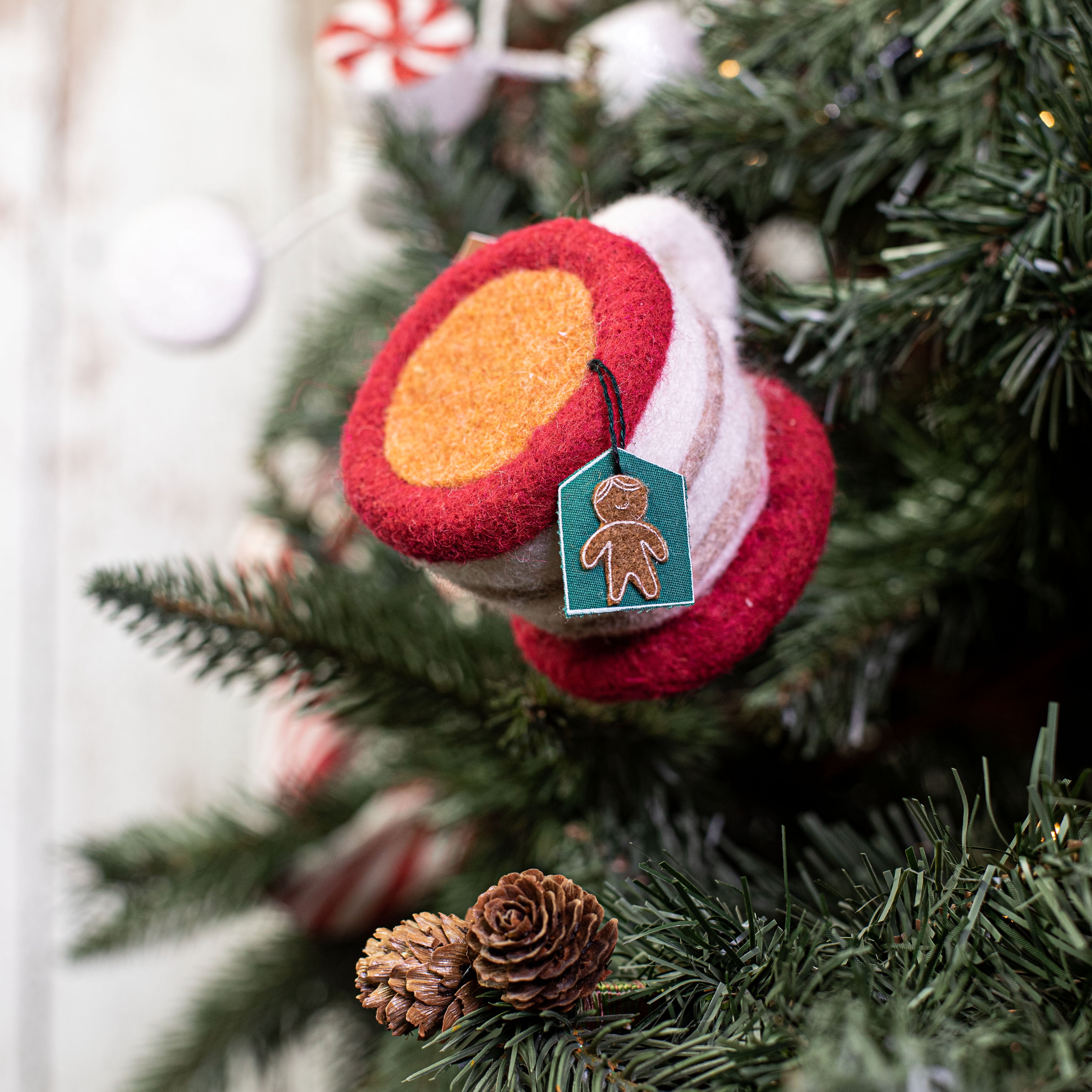 4" Hot Chocolate Cup Ornament Lifestyle Photo
