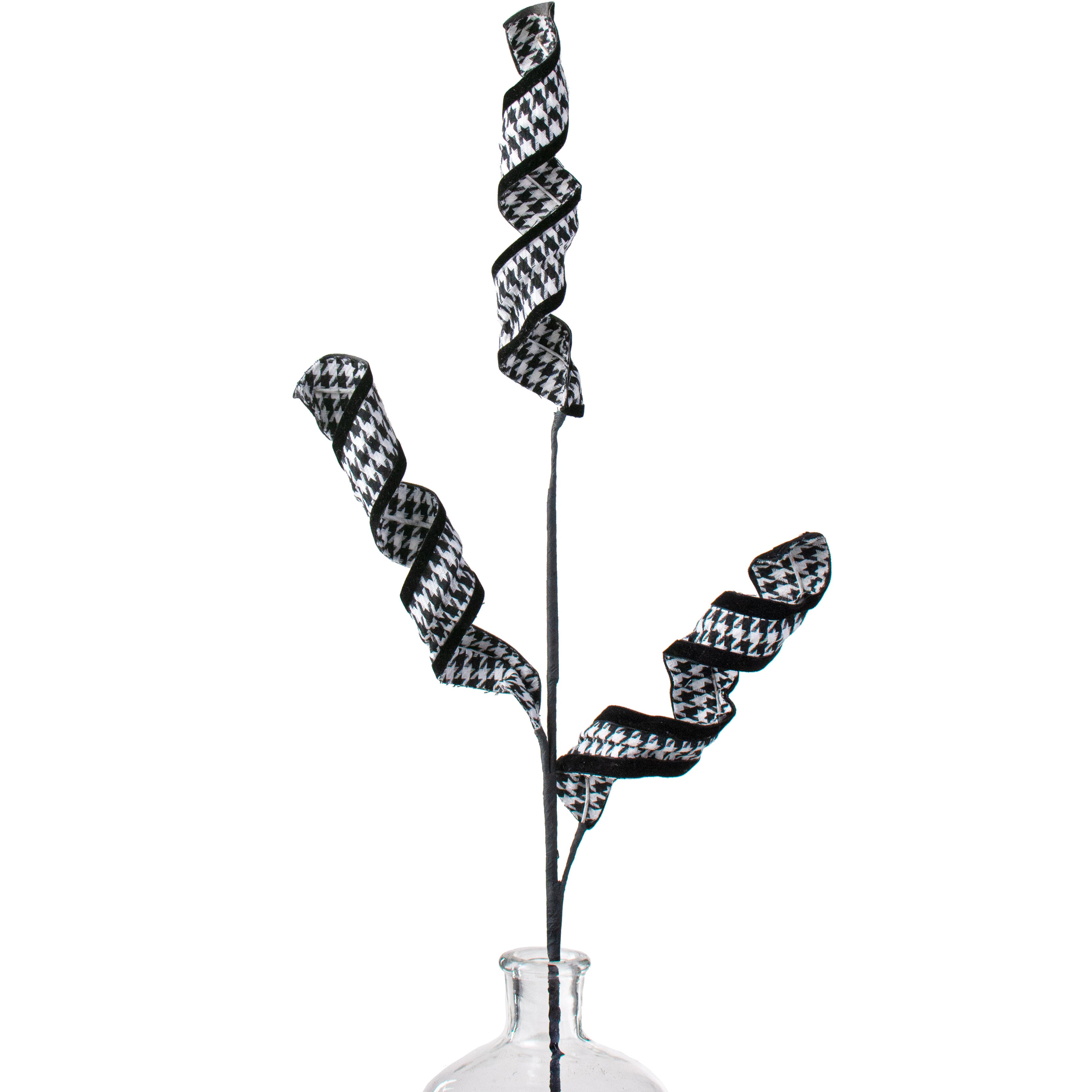 28" Houndstooth Curly Spray Item Number: 85322HST