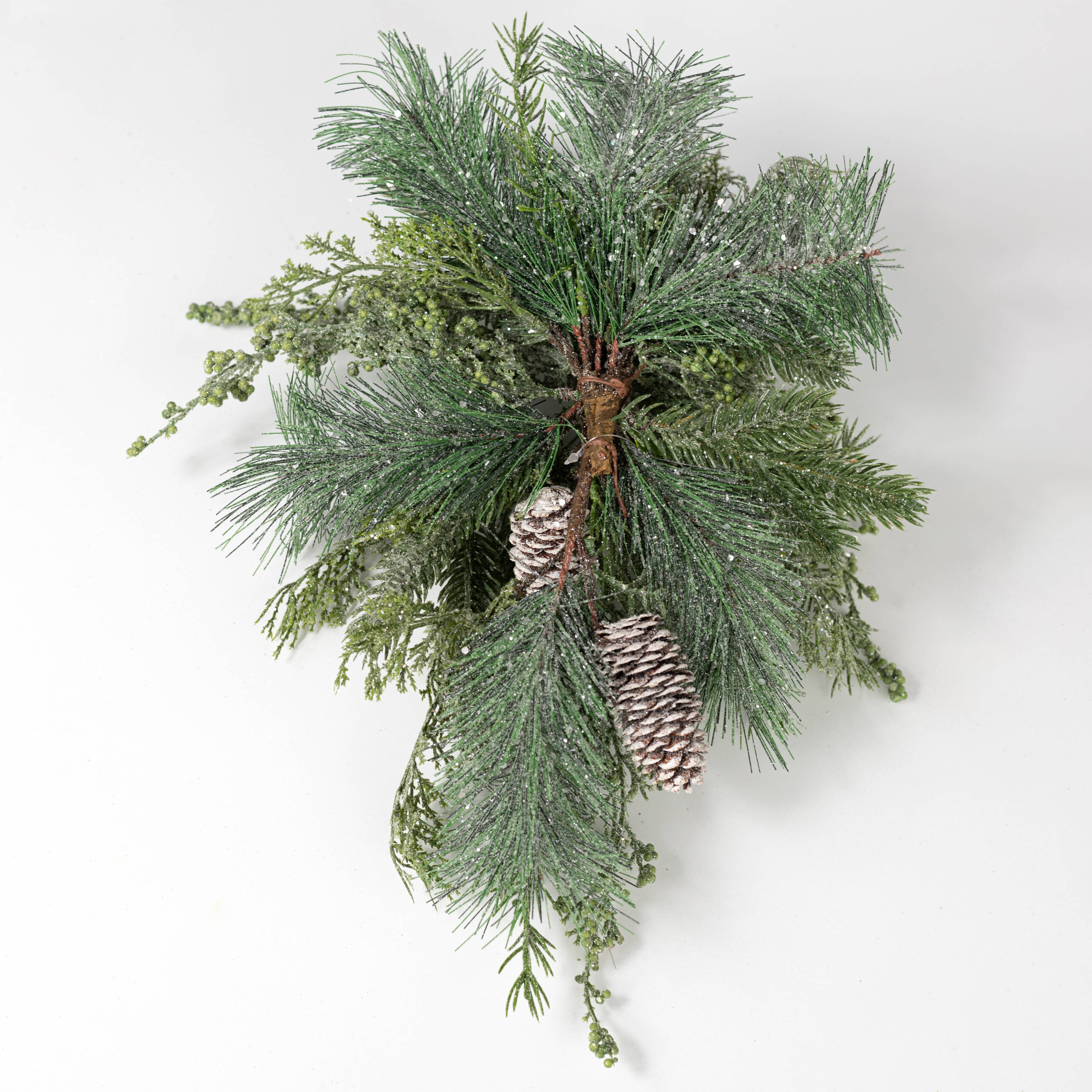 12" Hudson Pine Half Ball Swag detail photo 5