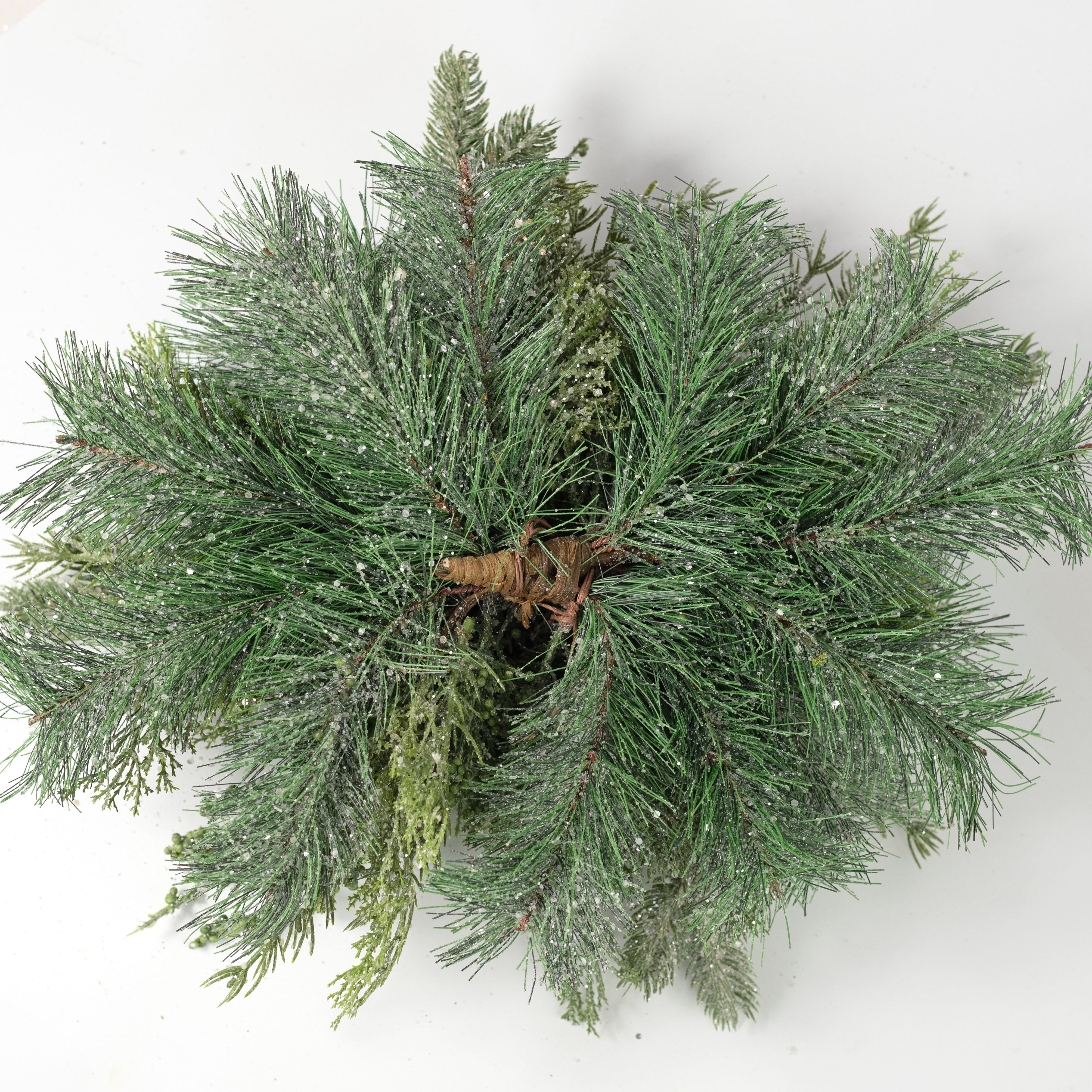 18" Hudson Pine Half Ball Swag detail photo 5
