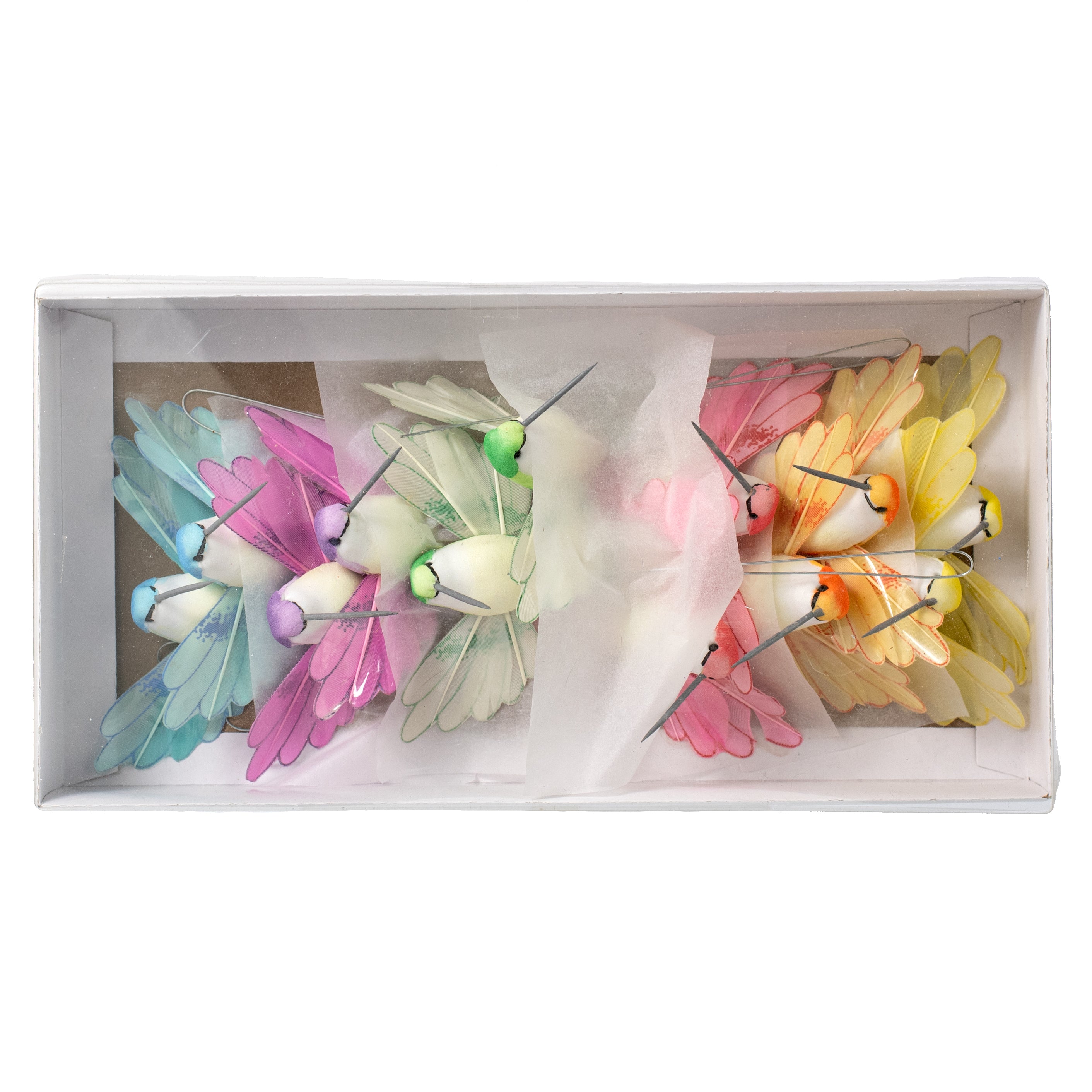 3.75" Hummingbird Wired Ornaments (Set of 12) detail photo 4