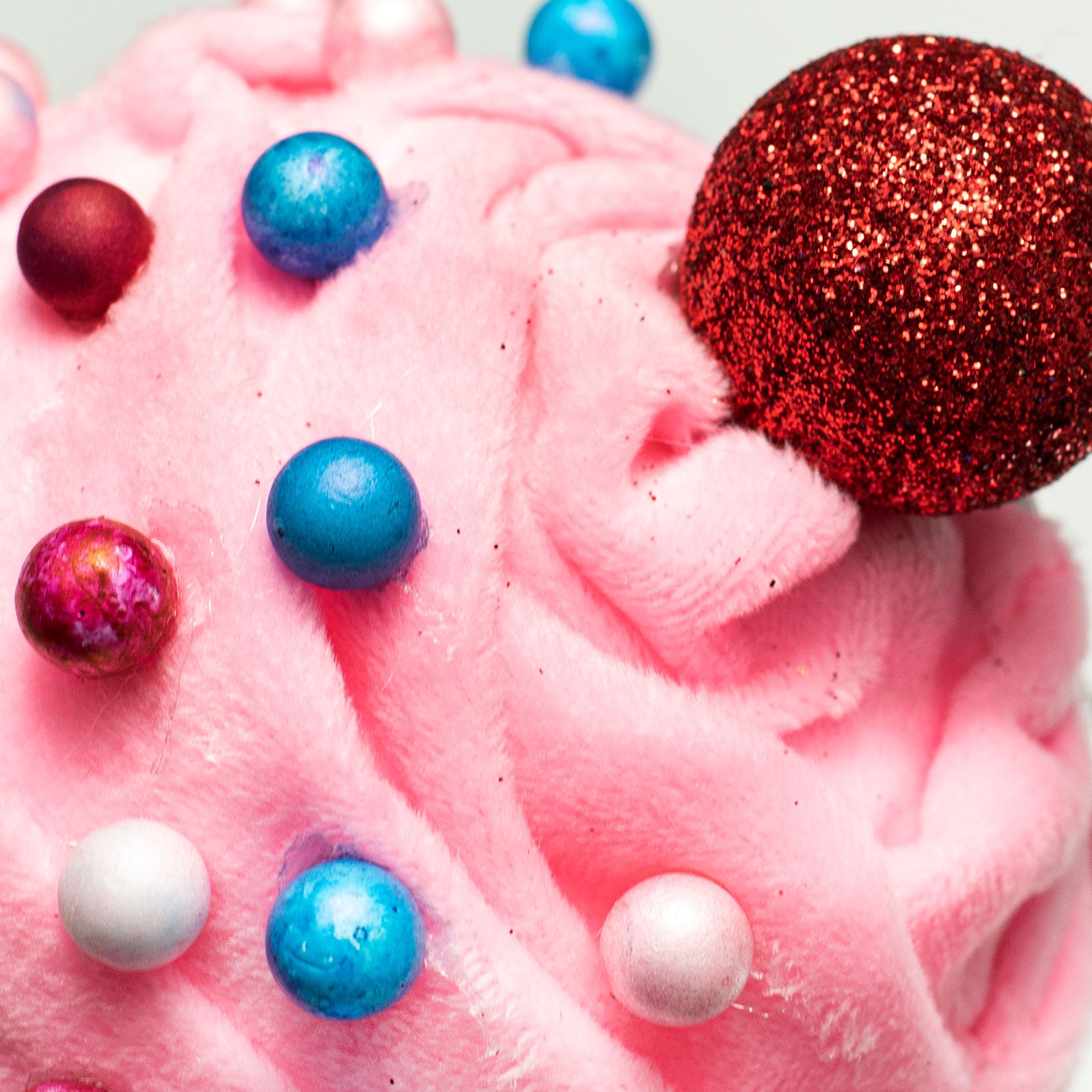 17" Ice Cream Ornament: Pink & Cream detail photo 3