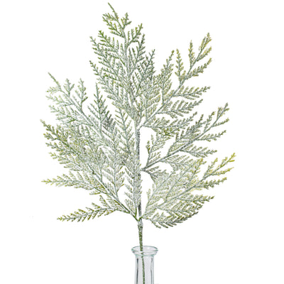 19" Iced Green Cedar Spray Item Number: 221036