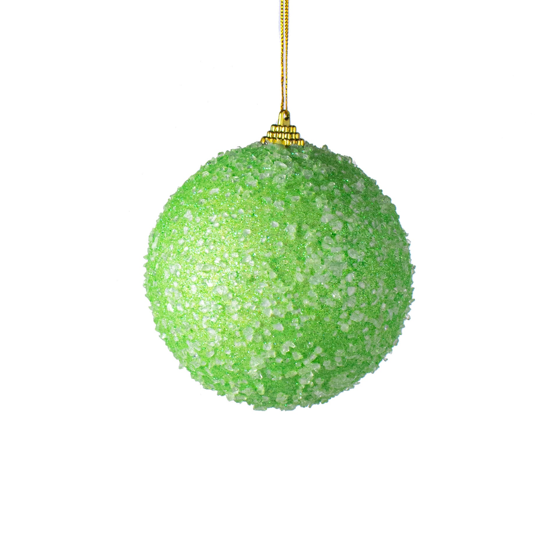 4" Icy Ball Ornament: Light Green Item Number: 85678LTGN