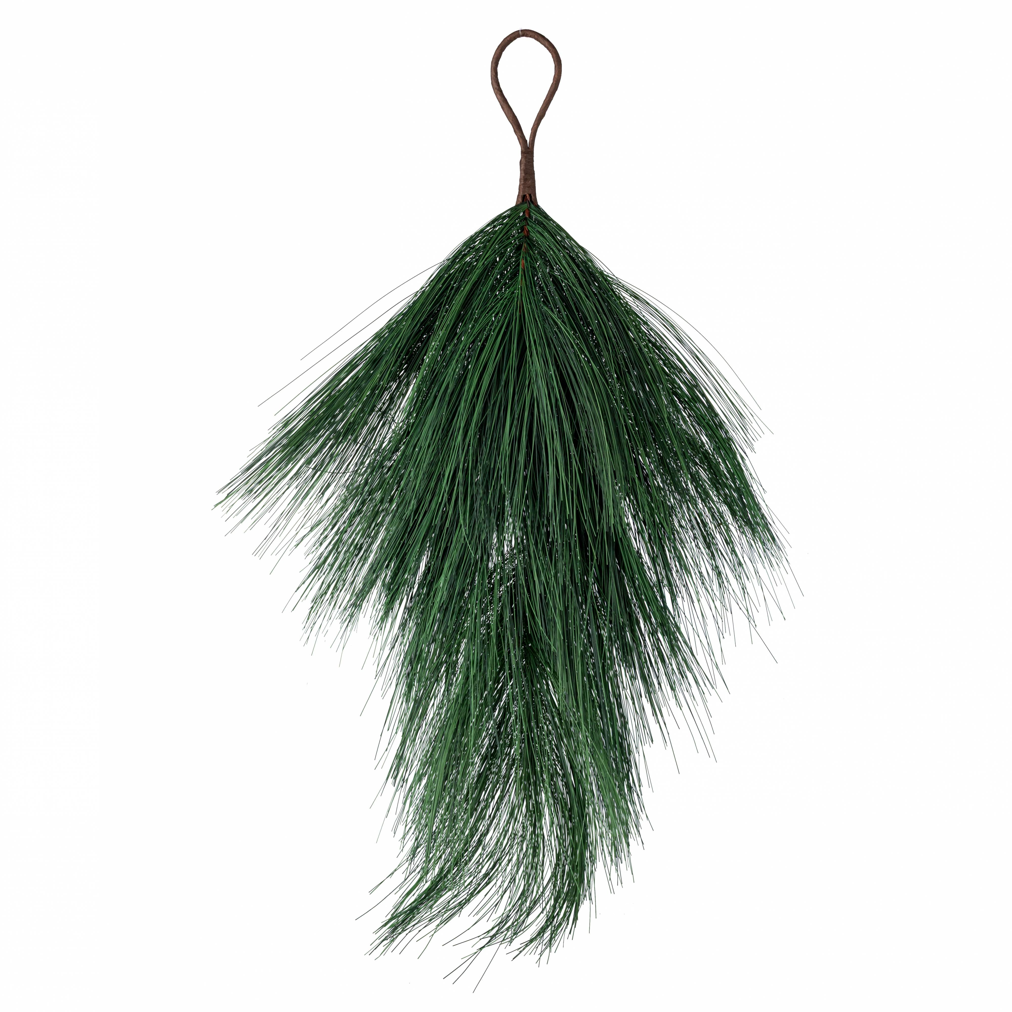 31" Jumbo Needle Pine Teardrop: Evergreen