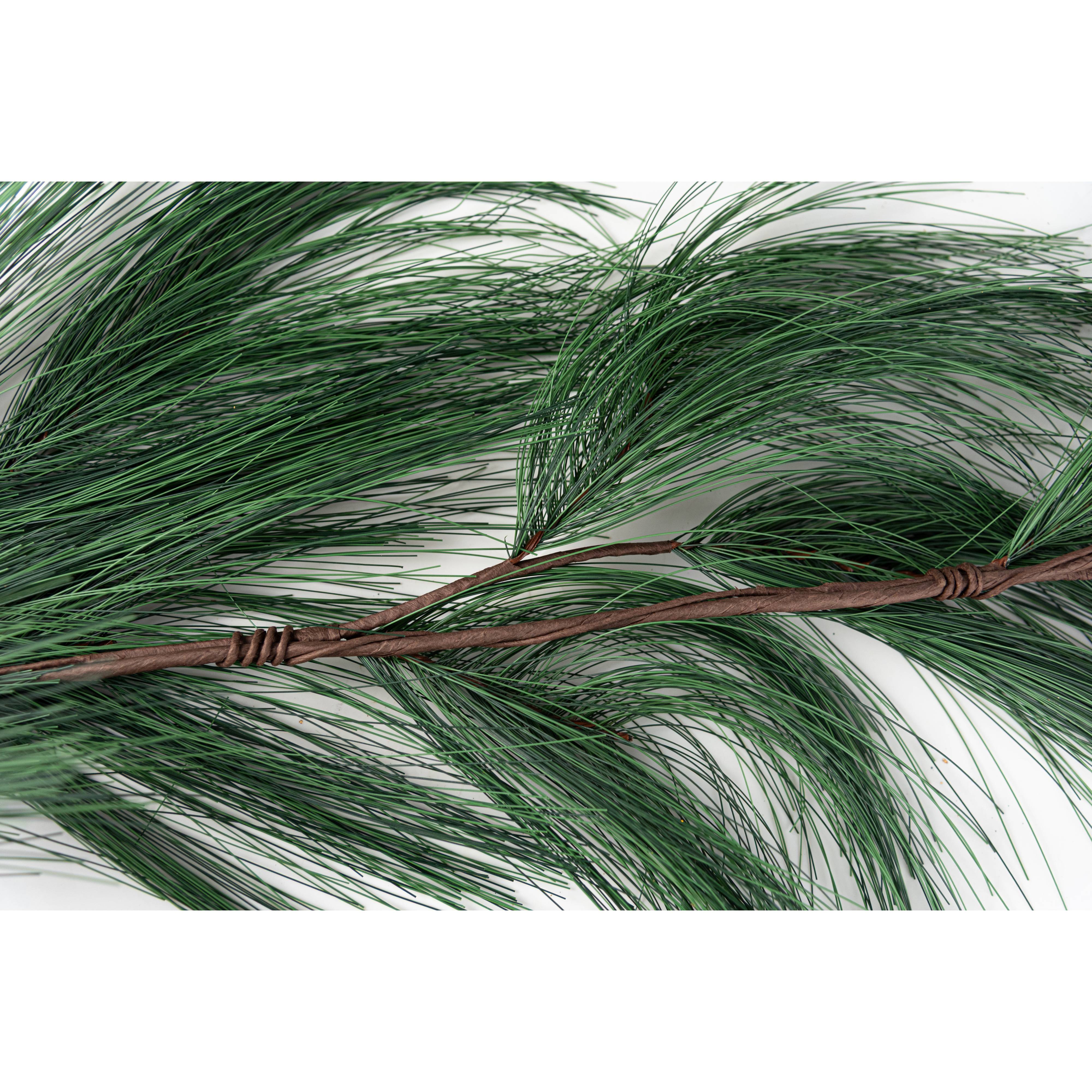 4.5' Jumbo Needle Pine Garland: Evergreen
