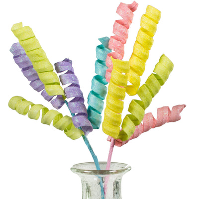 16" Frizzy Curly Pick: Pastel (Set of 2)