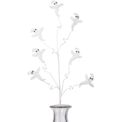 29" Glitter Mini Ghost Spray