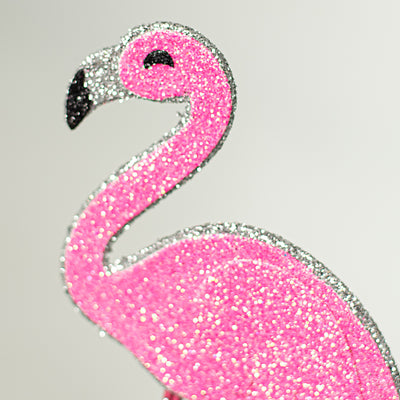 18" Glitter Flamingo Pick