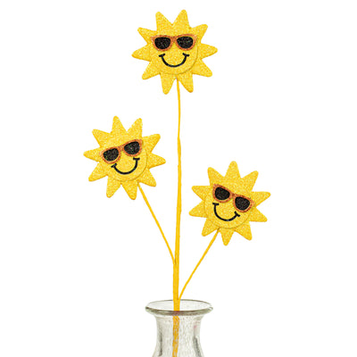 25" Glitter Sunshine Spray
