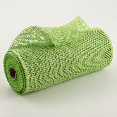 10" Poly Burlap Mesh: Fresh Green