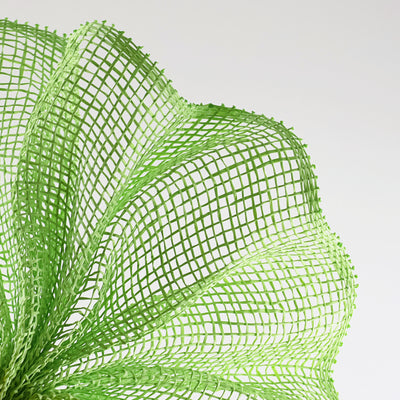 10" Poly Burlap Mesh: Fresh Green