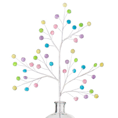 28" Pastel Beaded Candy Button Spray