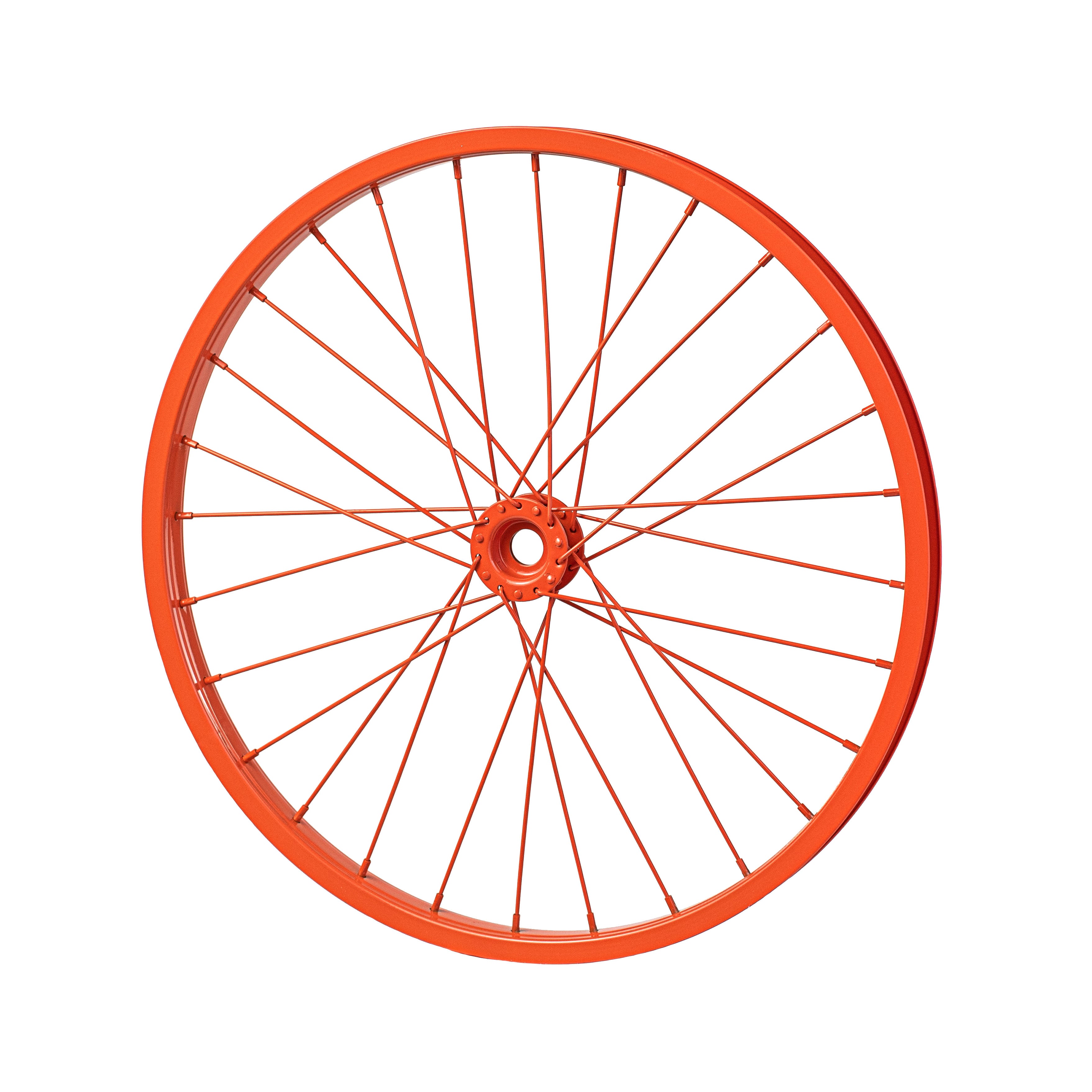 16 Decorative Bicycle Rim Orange