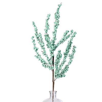 31" Berry Spray: Blue Green