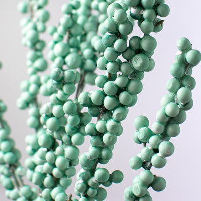 31" Berry Spray: Blue Green