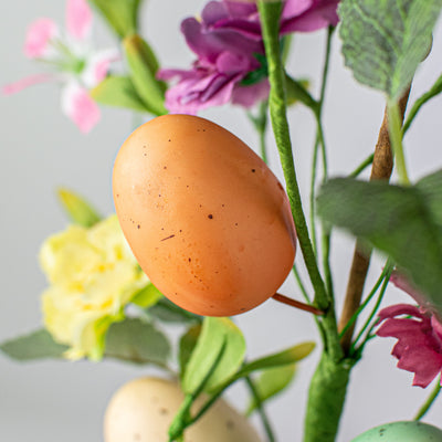 24" Easter Eggs and Flowers Spray