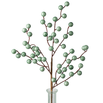 16" Waterproof Berry Spray: Sage Green