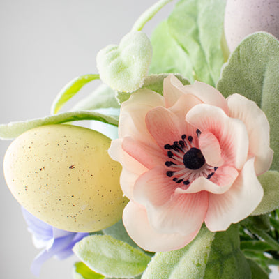 13" Pastel Eggs & Flowers Easter Bundle Pick