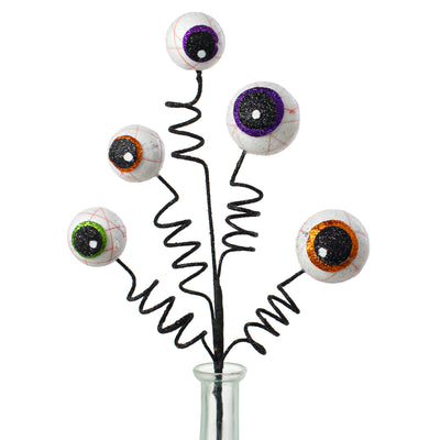 16" Halloween Eyeballs Curly Pick