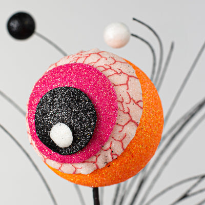 24" Eyeballs & Gumdrop Spray: Fuchsia Pink, Lime & Orange