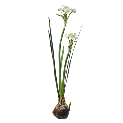 18" Artificial Paperwhite Narcissus Bulb