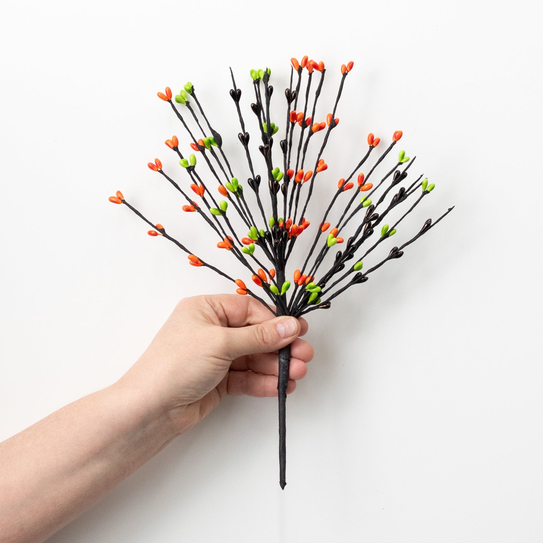 13" Pips & Twigs Pick: Orange, Lime Green & Black