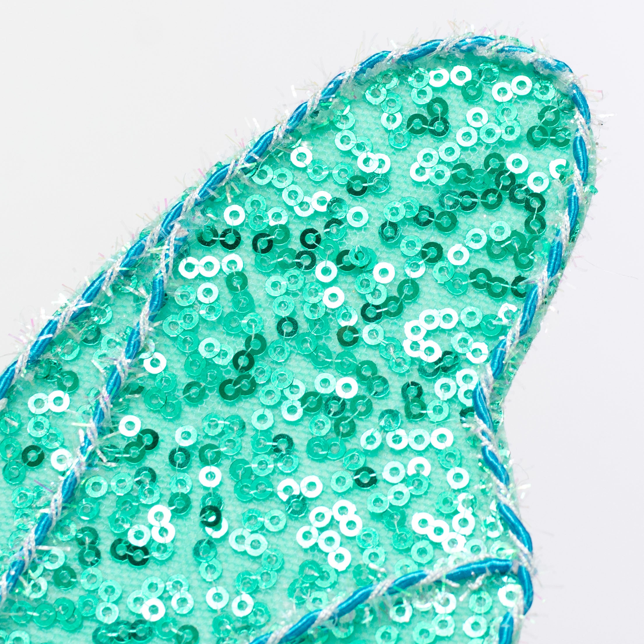 8" x 10" Sequin Butterfly Pick: Iridescent Turquoise