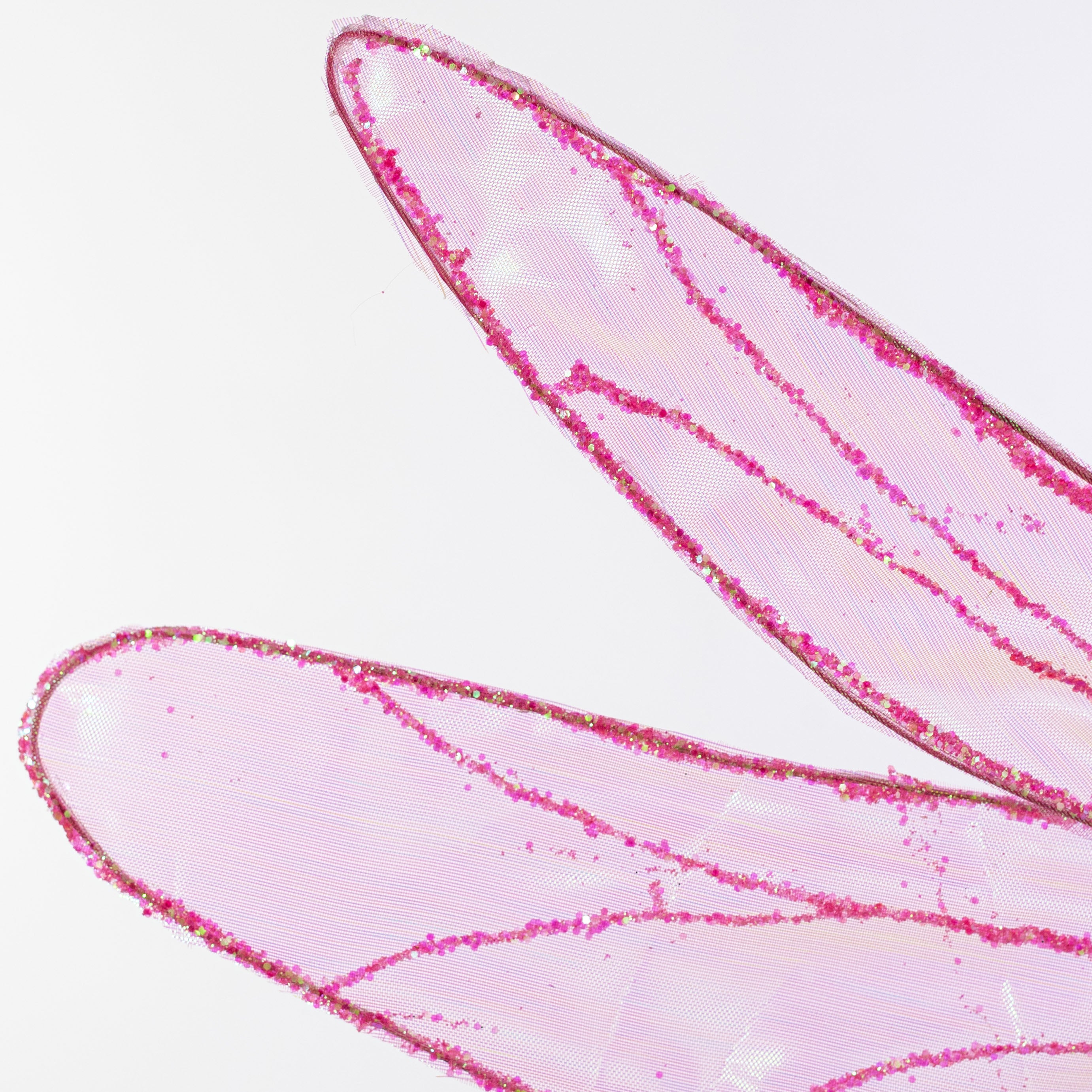 16" Dragonfly Pick: Iridescent Hot Pink