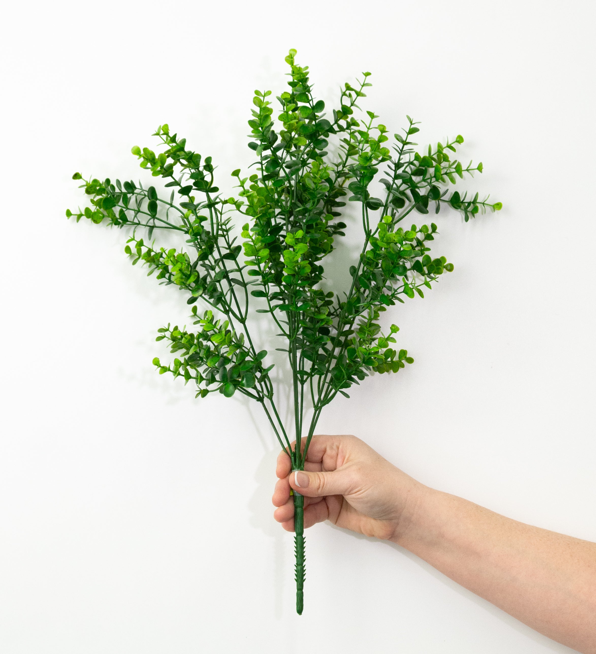 21" Plastic Eucalyptus Bush: Green