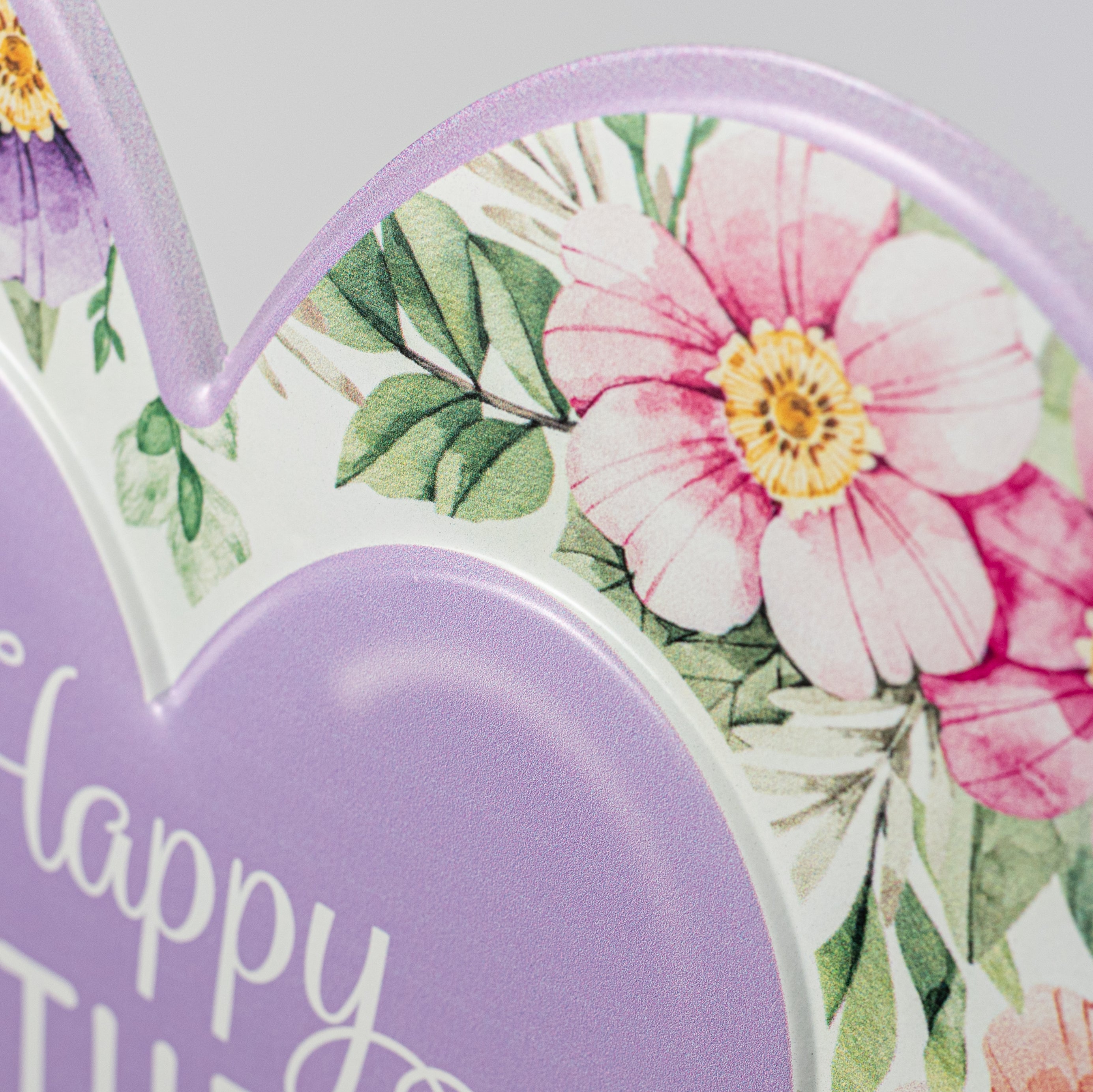 12" Metal Embossed Hanger: Happy Mother's Day Heart