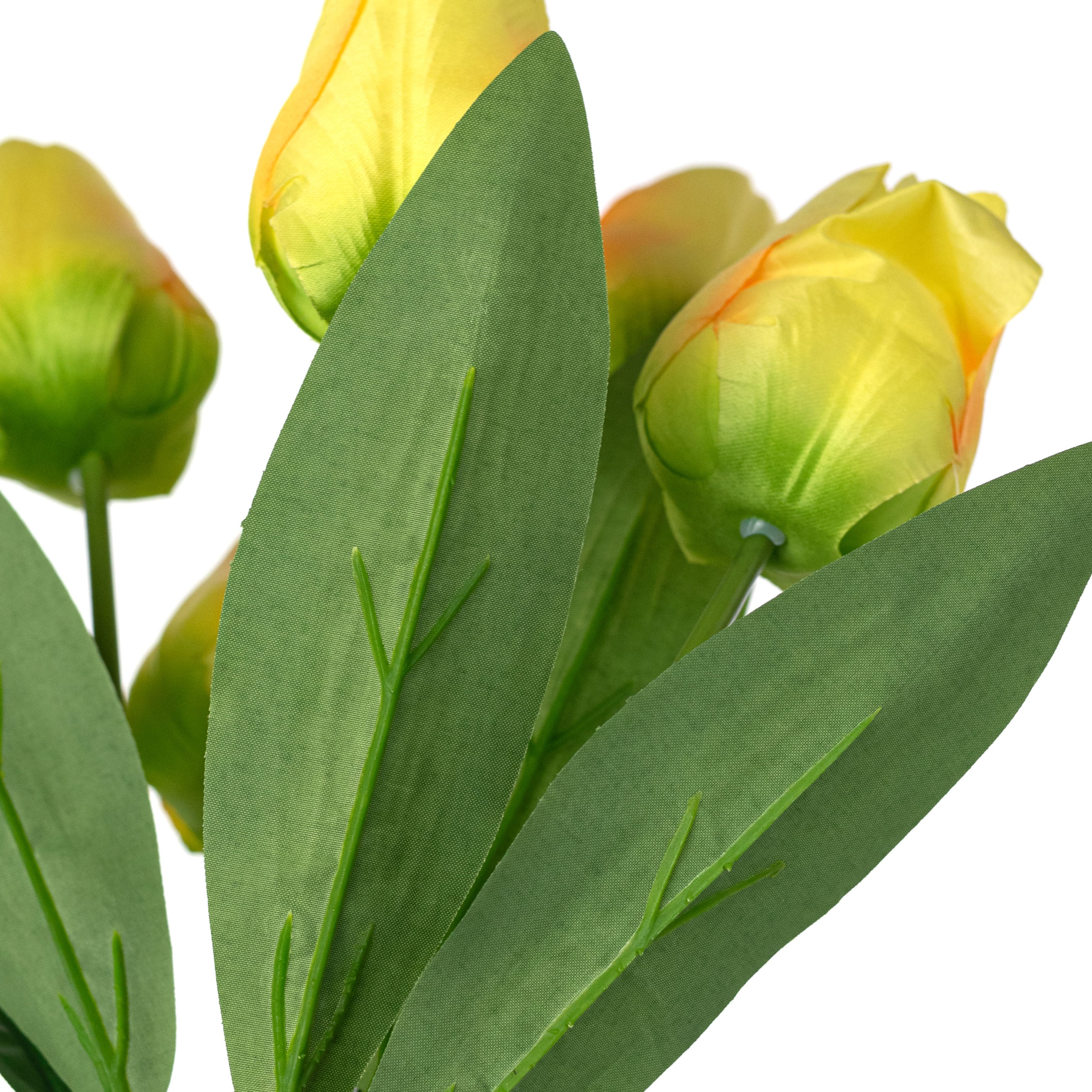 18" Tulip Bush: Yellow (9 Stem)