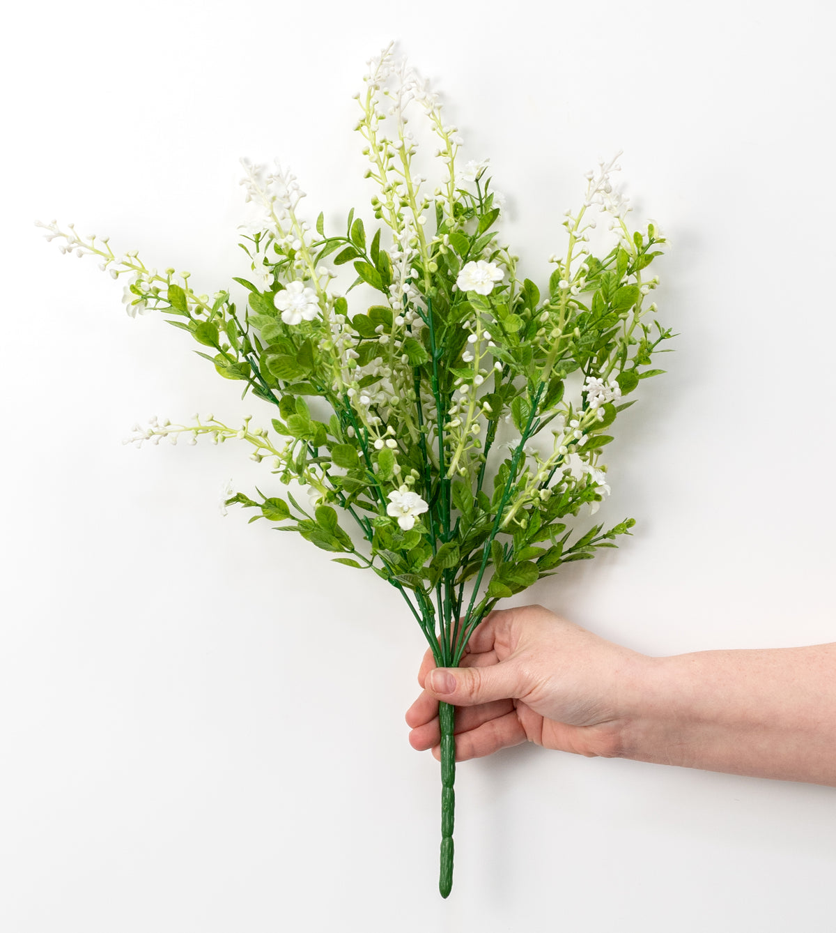 19" Wildflowers & Seeds Bush: Cream (9 Stem)