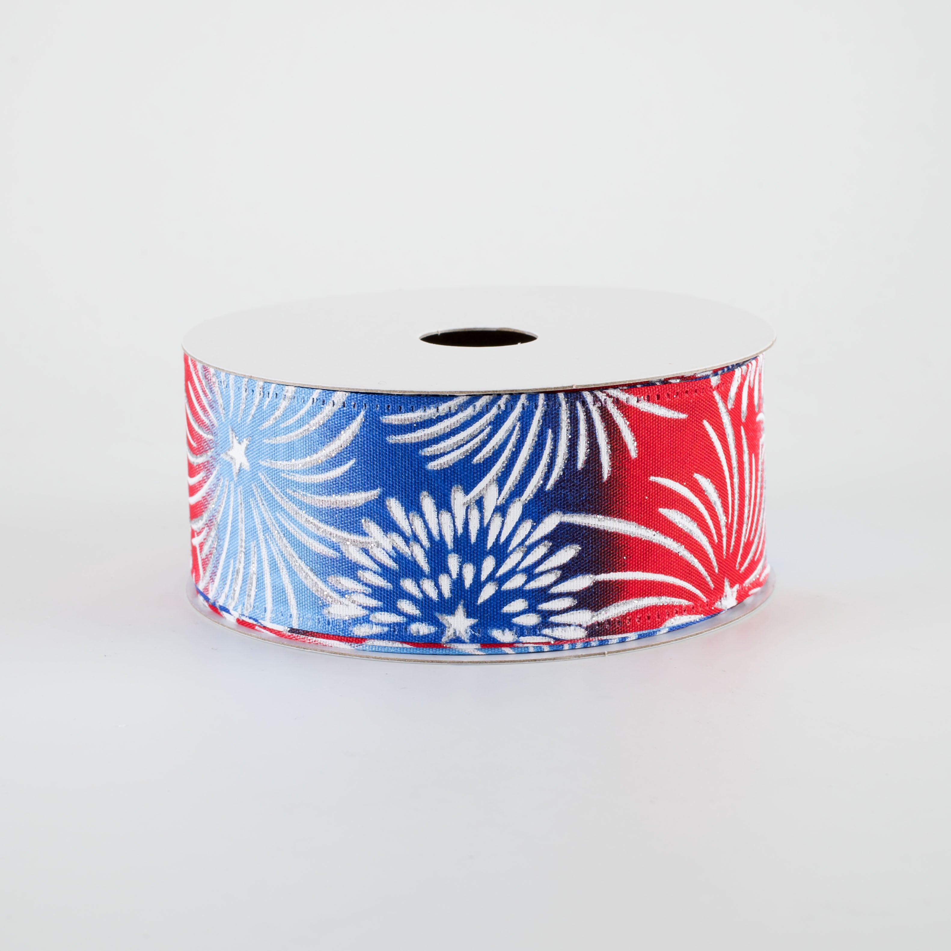 1.5" Ombré Fireworks Ribbon: Red, Blue & Light Blue (10 Yards)