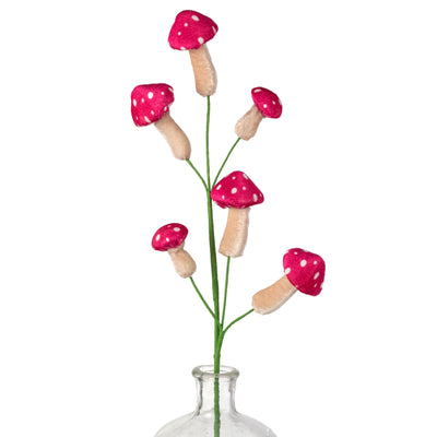 26" Fairytale Mushroom Picks: Beauty Pink