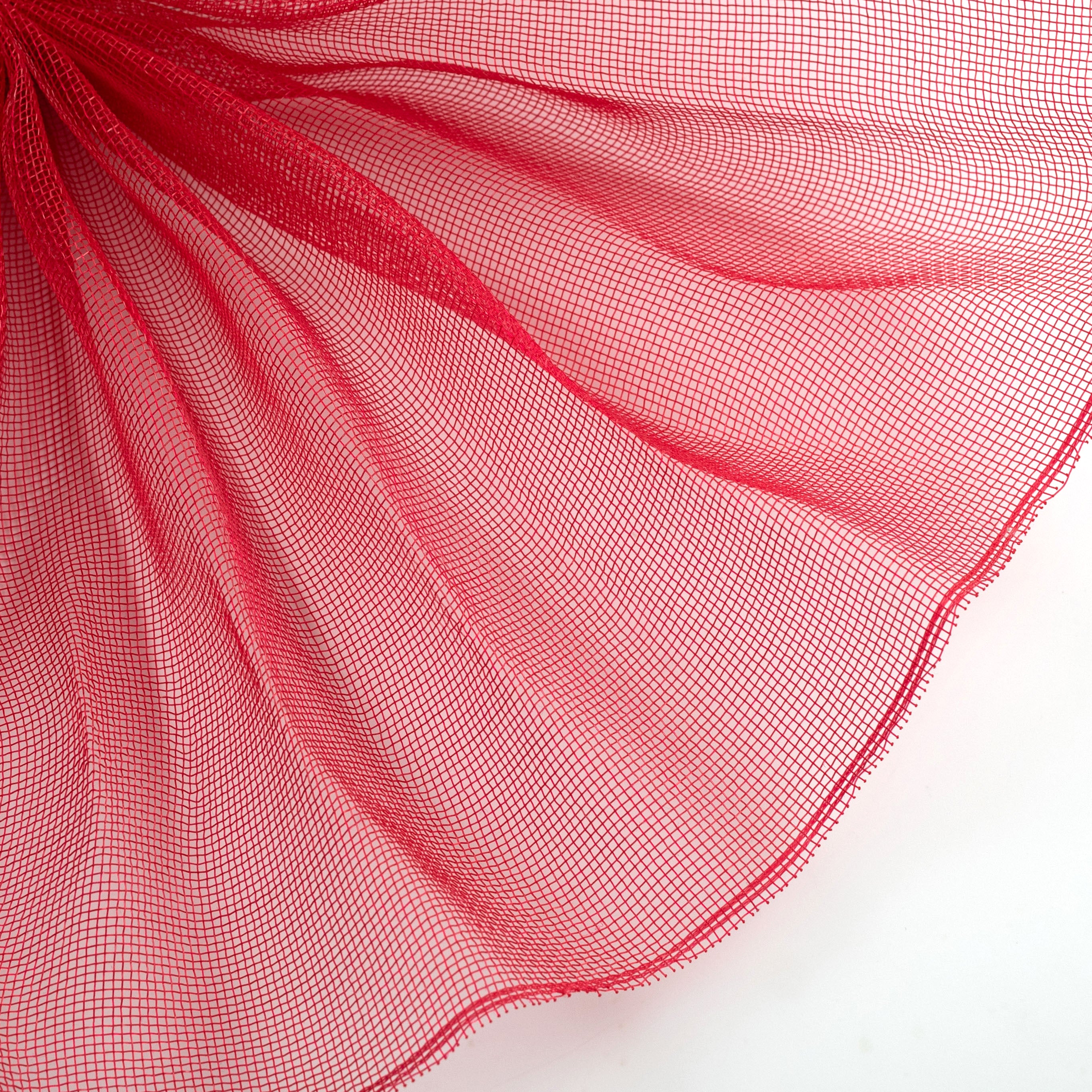 10" Fine Weave Deco Mesh: Red