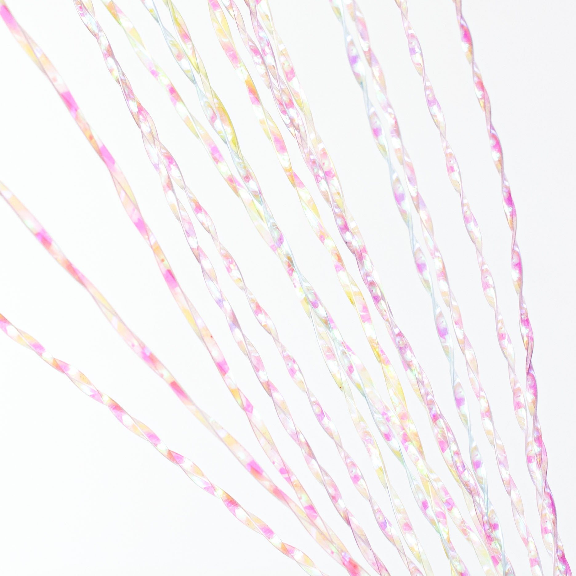 31" Iridescent Twisted Grass Spray