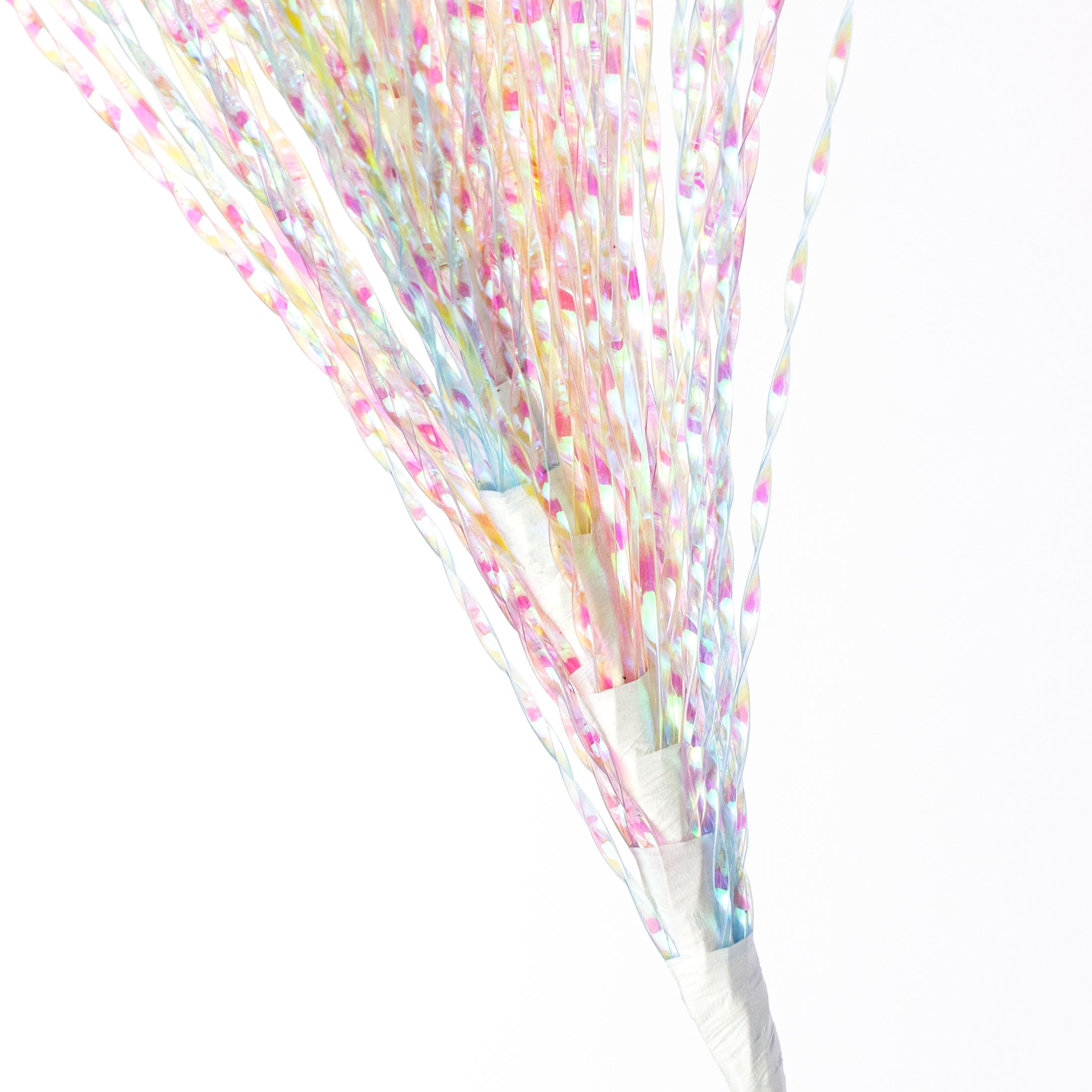 31" Iridescent Twisted Grass Spray