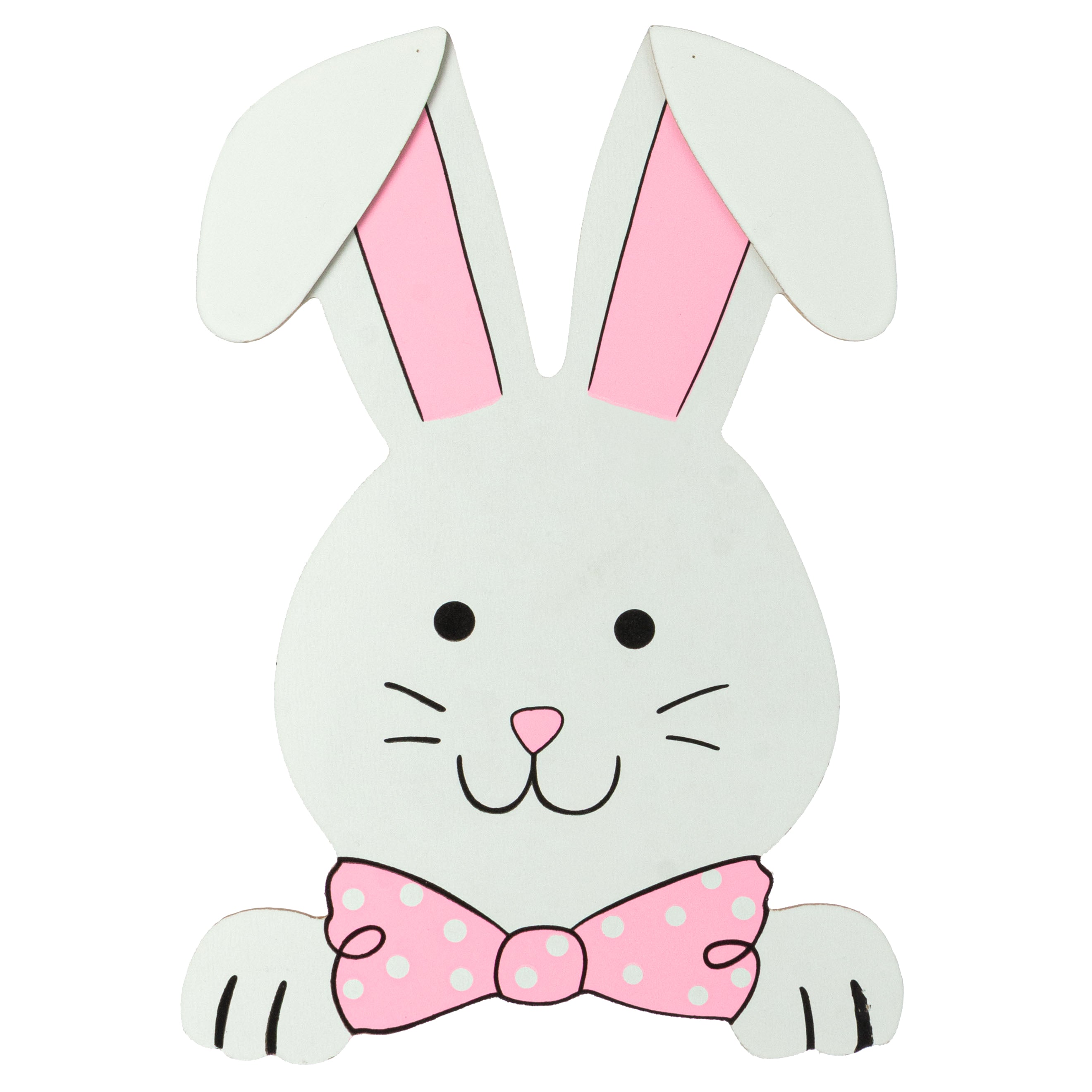 13" MDF Easter Bunny Head Hanger