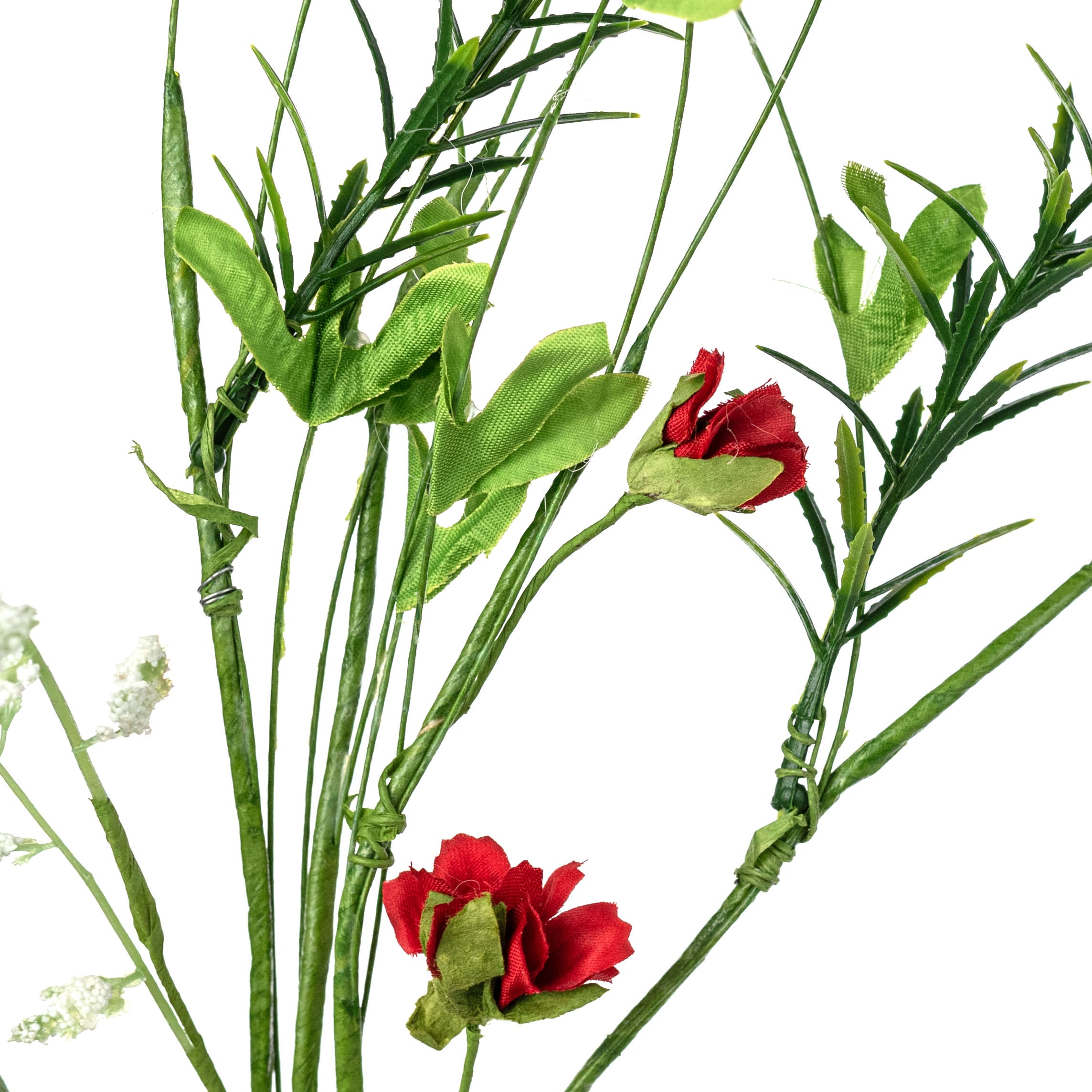 18" Wispy Wildflower Filler Pick: Red, White & Blue