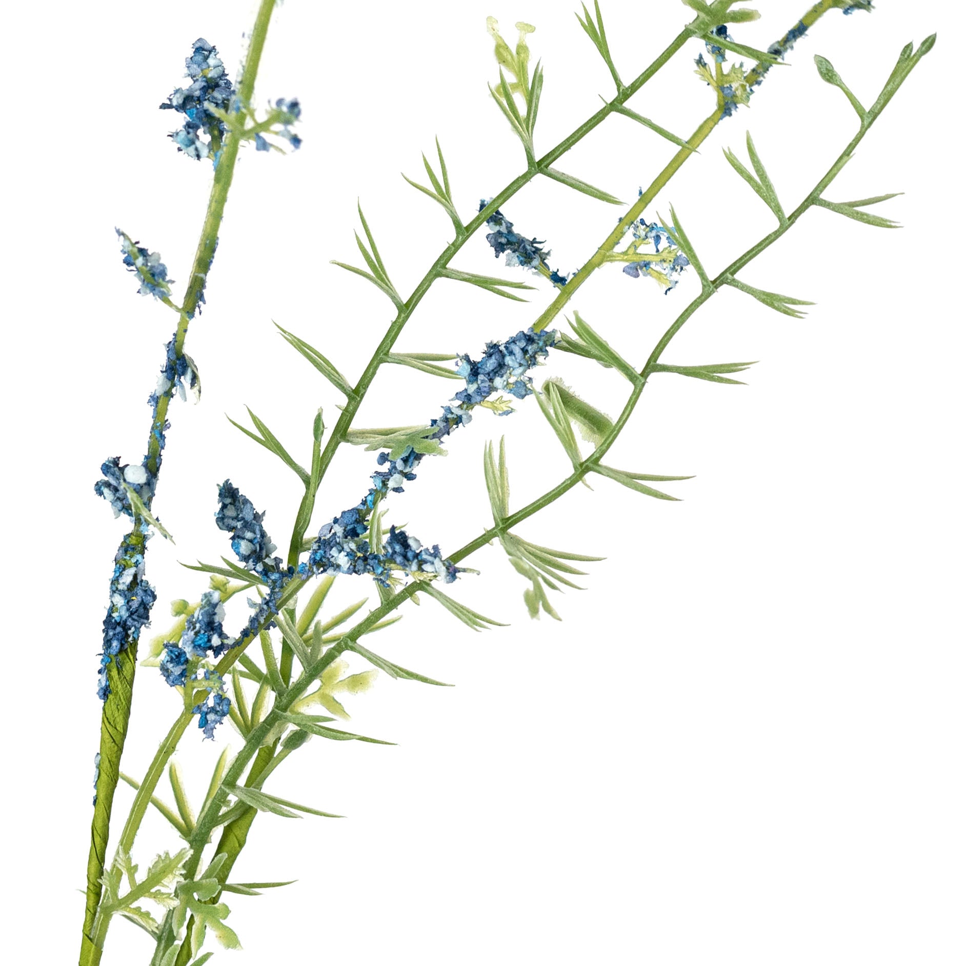 22" Wispy Wildflower Filler Bush: Blue (9 Stem)