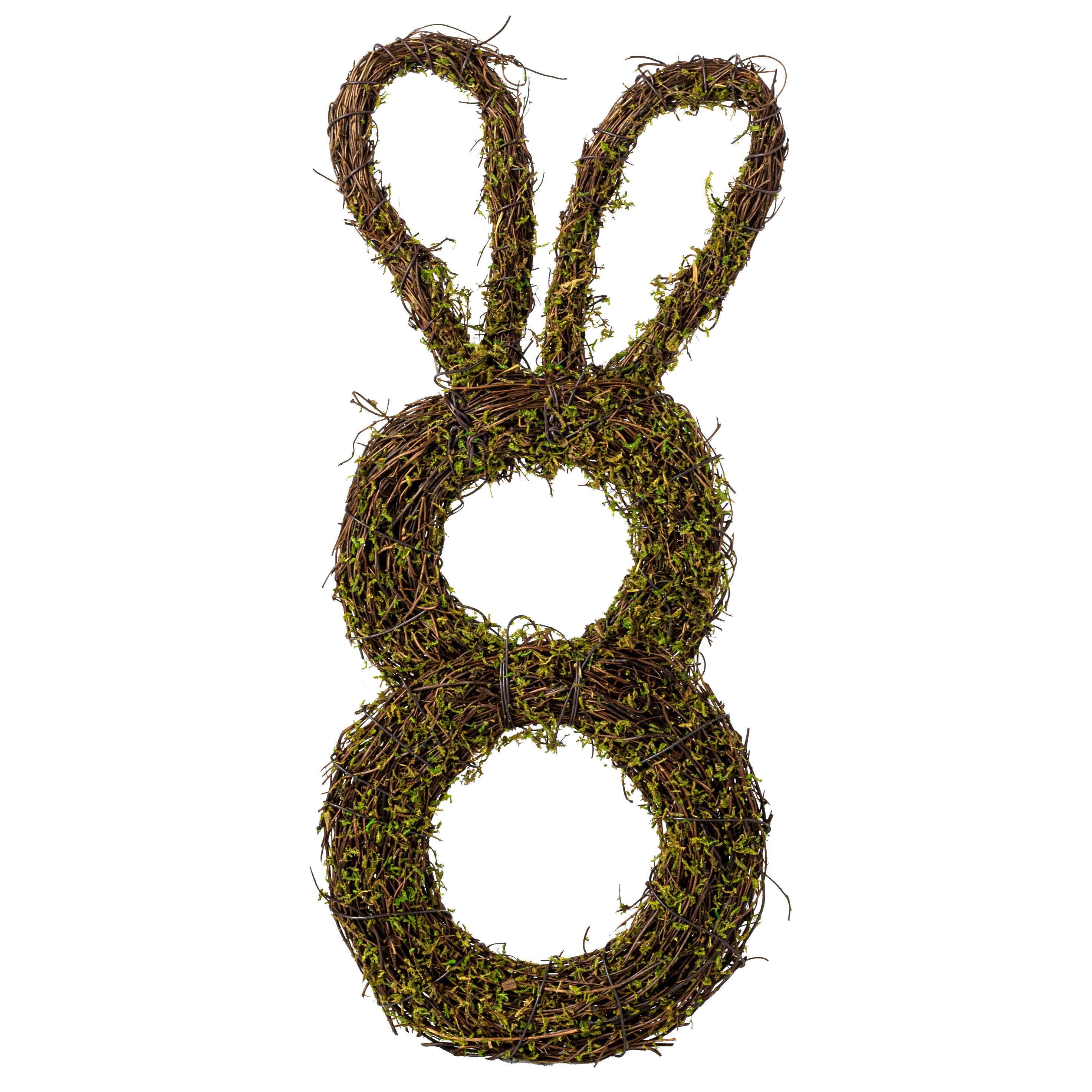 14" Mossy Angel Vine Rabbit Hanger